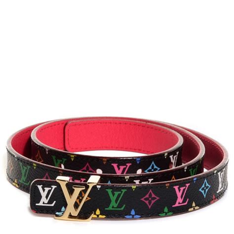 louis vuitton belt multicolor|authentic louis vuitton belt.